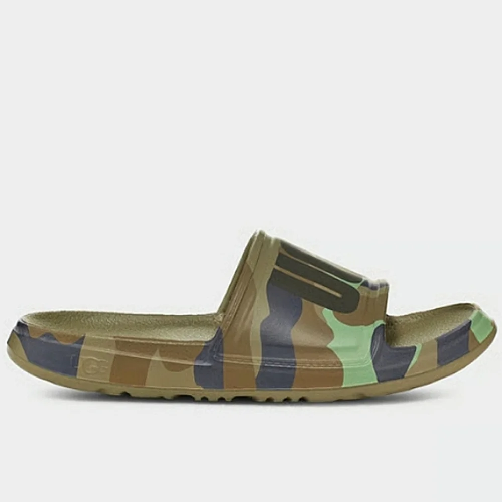 New w/Box UGG Wilcox Men's Camo Logo Slides Size 14